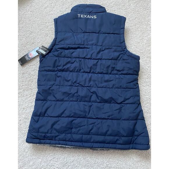 NFL Women's Reversible Vest Houston Texans Blue Red /Grey XS A383874 NEW - Picture 5 of 15